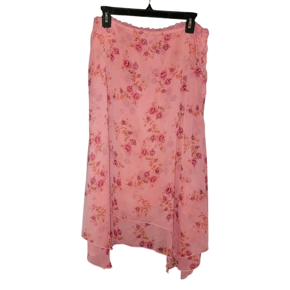 NWT! Free people Floral Pink Skirt - Picture 5 of 11